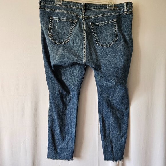 Kut From the Kloth Amy Ankle Straight Leg Raw Hem Size 20W - Picture 2 of 12